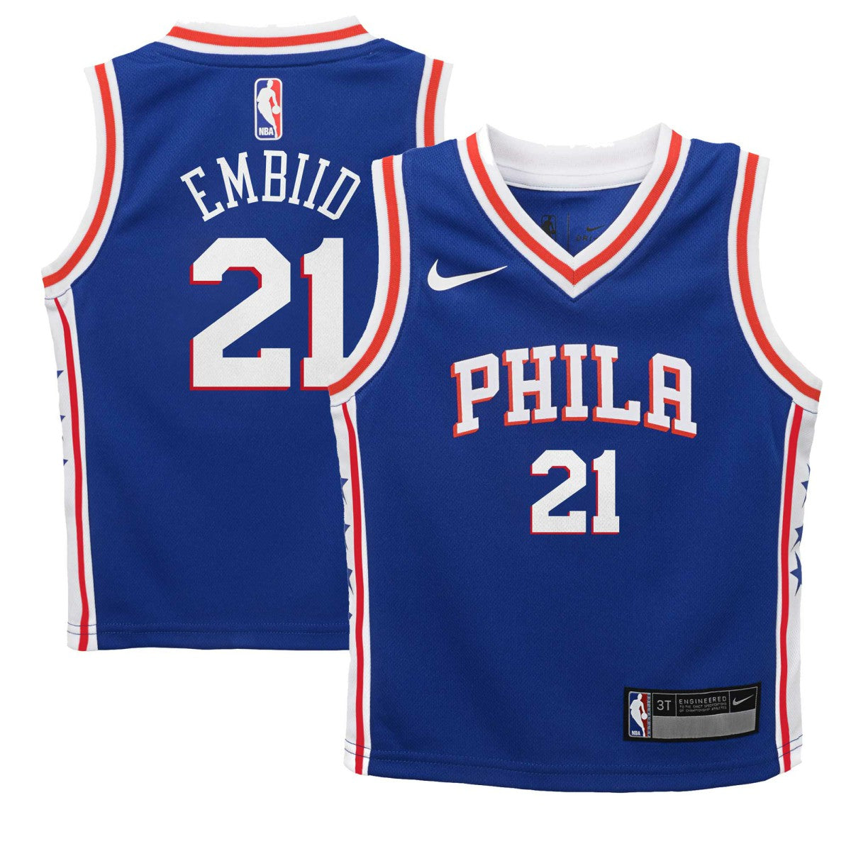 Joel Embiid Philadelphia 76ers Preschool Swingman Player Jersey - Icon Edition - Royal | Nike shop