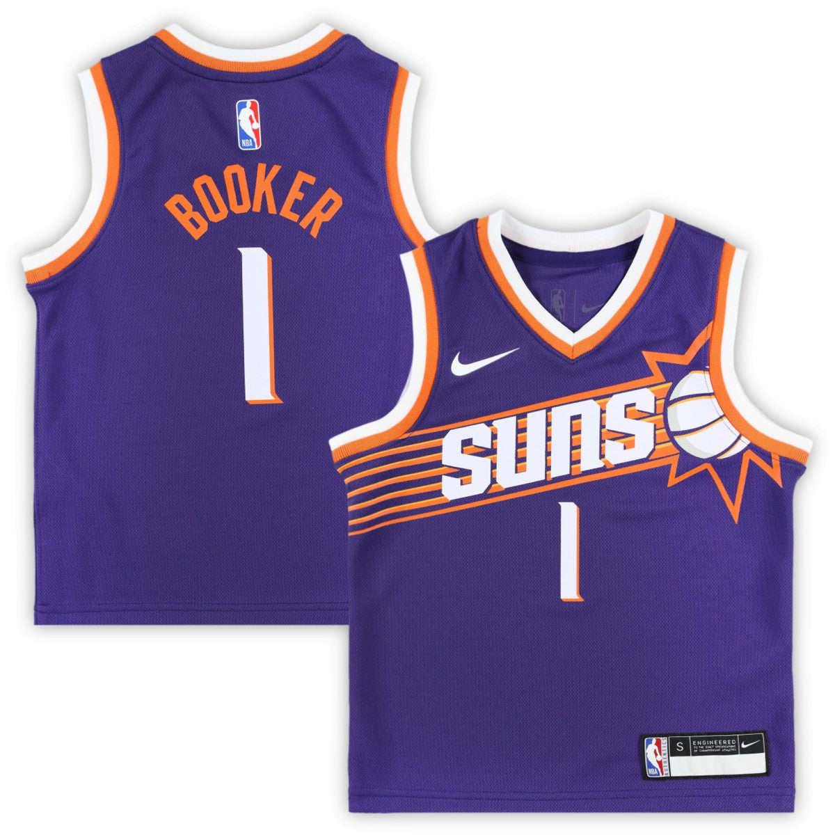 Devin Booker Phoenix Suns Preschool Swingman Player Jersey - Icon Edition - Purple | Nike sale