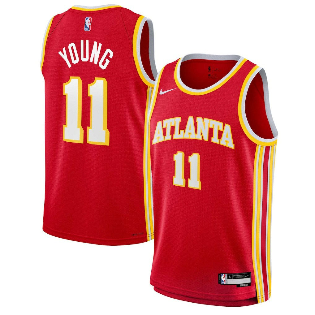 Trae Young Atlanta Hawks Youth Swingman Jersey - Icon Edition - Red | Nike discount