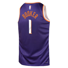 Devin Booker Phoenix Suns Youth Swingman Jersey - Icon Edition - Purple | Nike outlet
