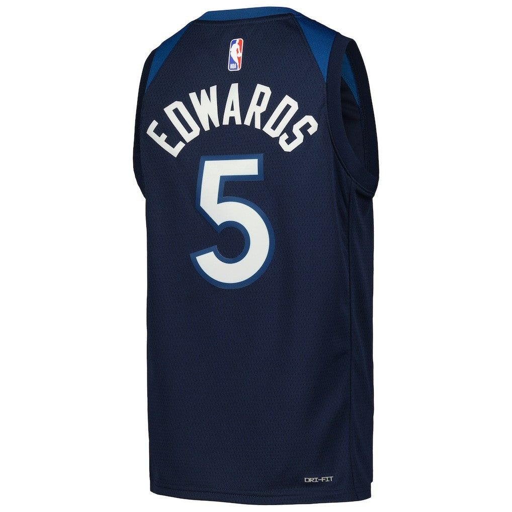 Anthony Edwards Minnesota Timberwolves Youth Swingman Jersey - Icon Edition - Navy | Nike discount