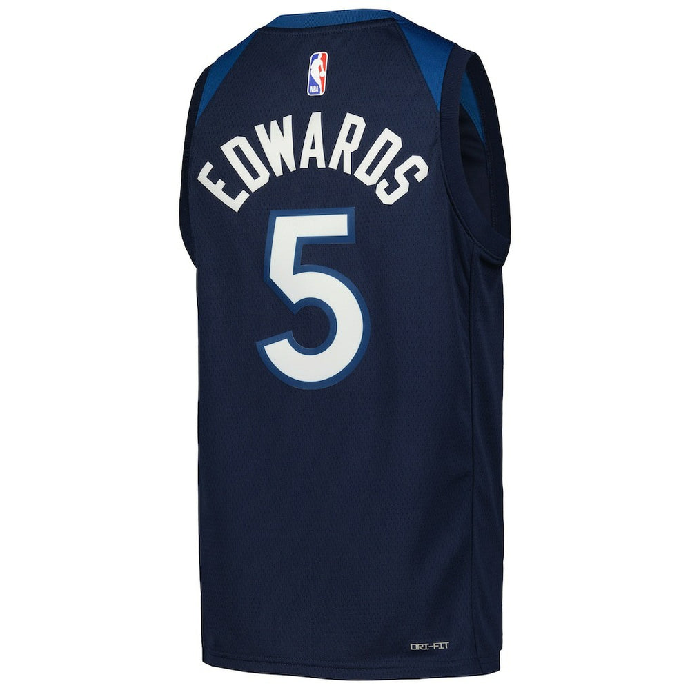 Anthony Edwards Minnesota Timberwolves Youth Swingman Jersey - Icon Edition - Navy | Nike discount