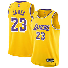 LeBron James Los Angeles Lakers Youth Swingman Jersey - Icon Edition - Gold | Nike online