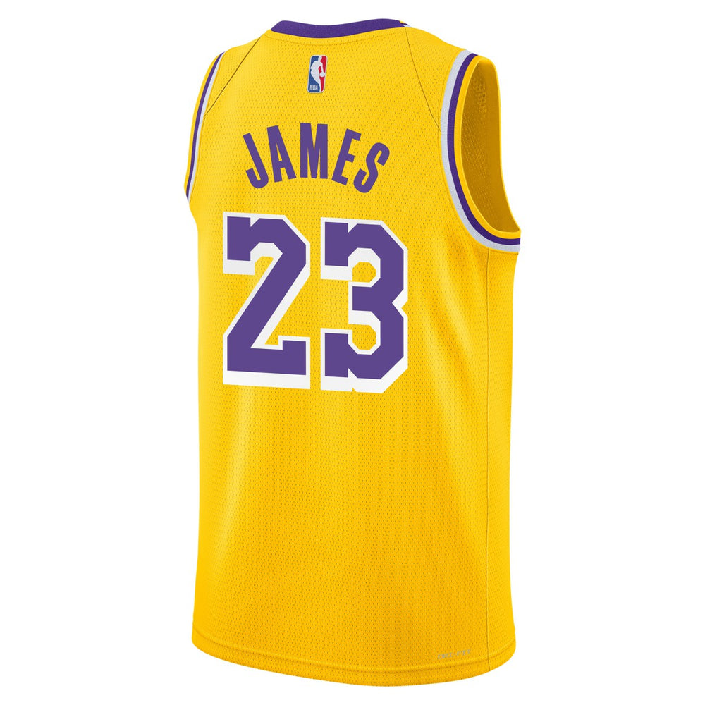LeBron James Los Angeles Lakers Youth Swingman Jersey - Icon Edition - Gold | Nike online