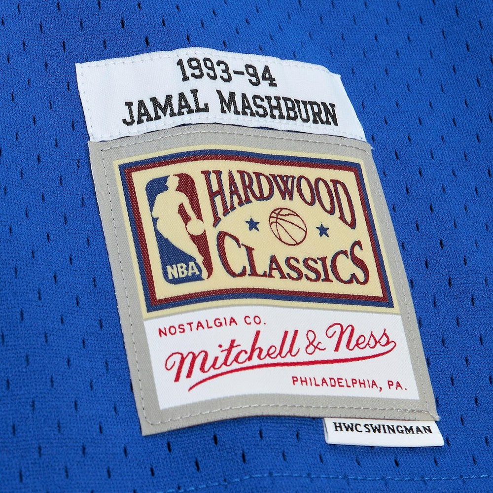 Jamal Mashburn Dallas Mavericks 1993/94 Hardwood Classics Swingman Jersey sale - Blue | Mitchell & Ness online
