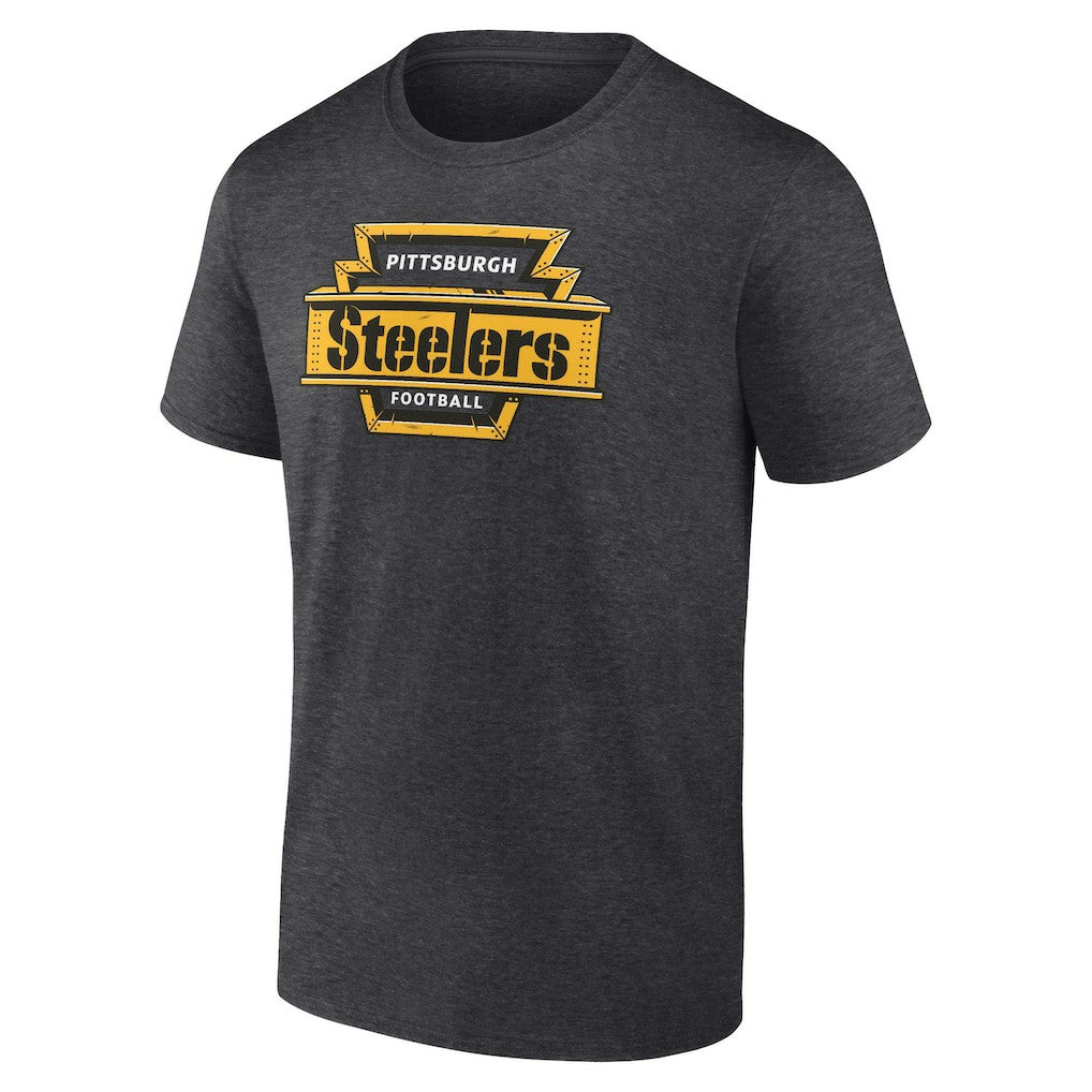 Pittsburgh Steelers Hometown Collection Hot Route T-Shirt - Charcoal sale