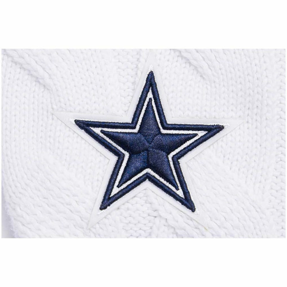 Dallas Cowboys Pro Standard Women's Prep V-Neck Pullover Sweater - White on sale