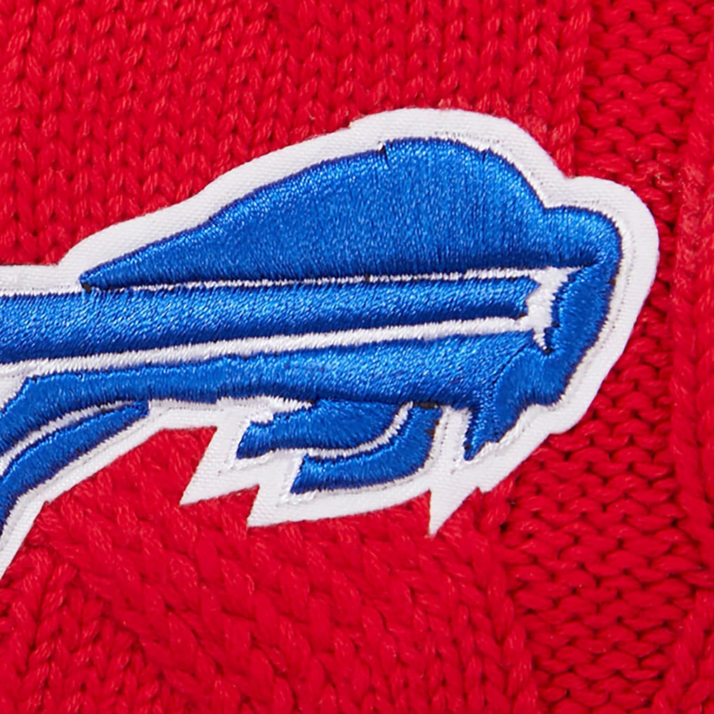Buffalo Bills Pro Standard Women's Prep V-Neck Pullover Sweater - Red discount