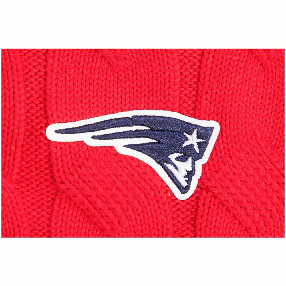New England Patriots Pro Standard Women's Prep V-Neck Pullover Sweater - Red cheap