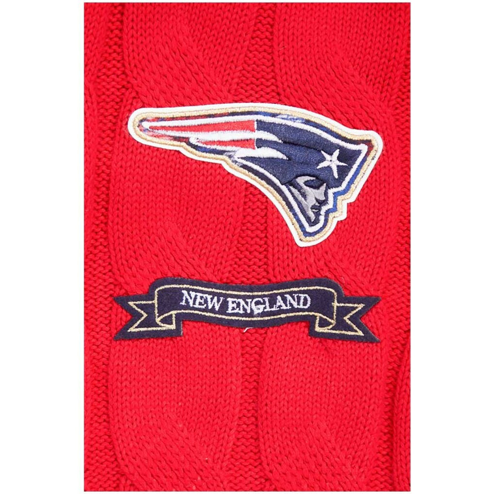 New England Patriots Pro Standard Women's Prep V-Neck Pullover Sweater - Red cheap