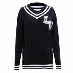 Las Vegas Raiders Pro Standard Women's Prep V-Neck Pullover Sweater - Black online