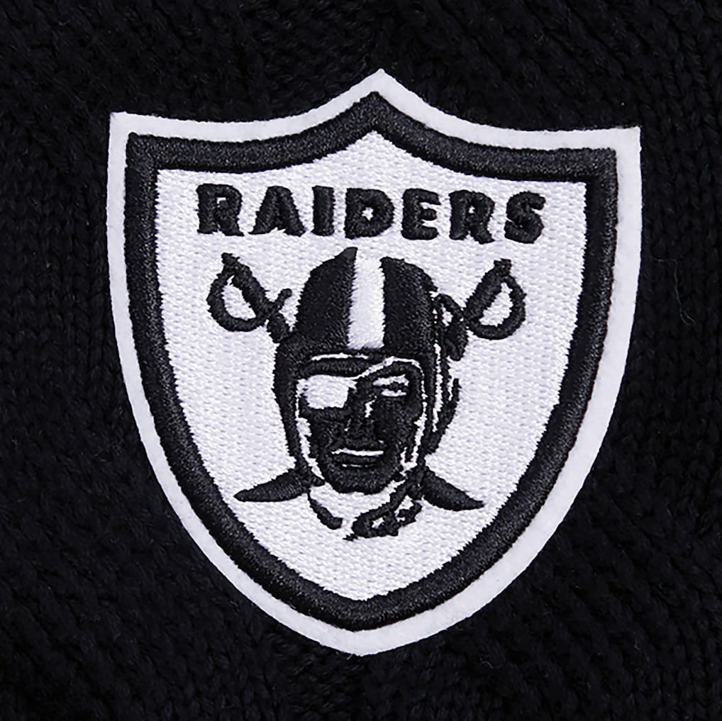 Las Vegas Raiders Pro Standard Women's Prep V-Neck Pullover Sweater - Black online