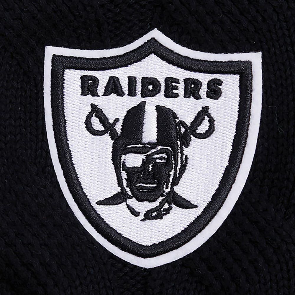 Las Vegas Raiders Pro Standard Women's Prep V-Neck Pullover Sweater - Black online