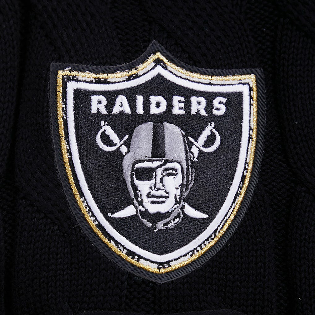 Las Vegas Raiders Pro Standard Women's Prep V-Neck Pullover Sweater - Black online