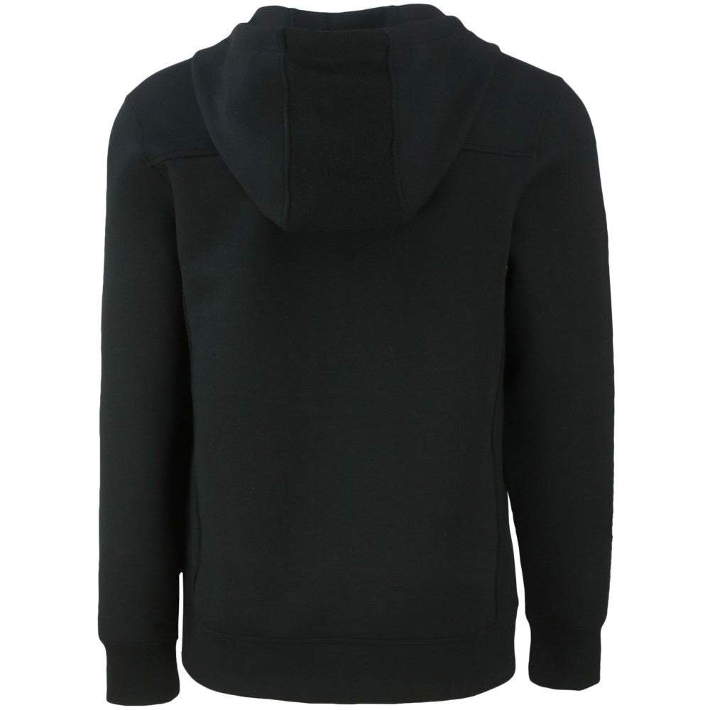 Cincinnati Reds Cutter & Buck Roam Eco Half-Zip Recycled Pullover Hoodie - Black