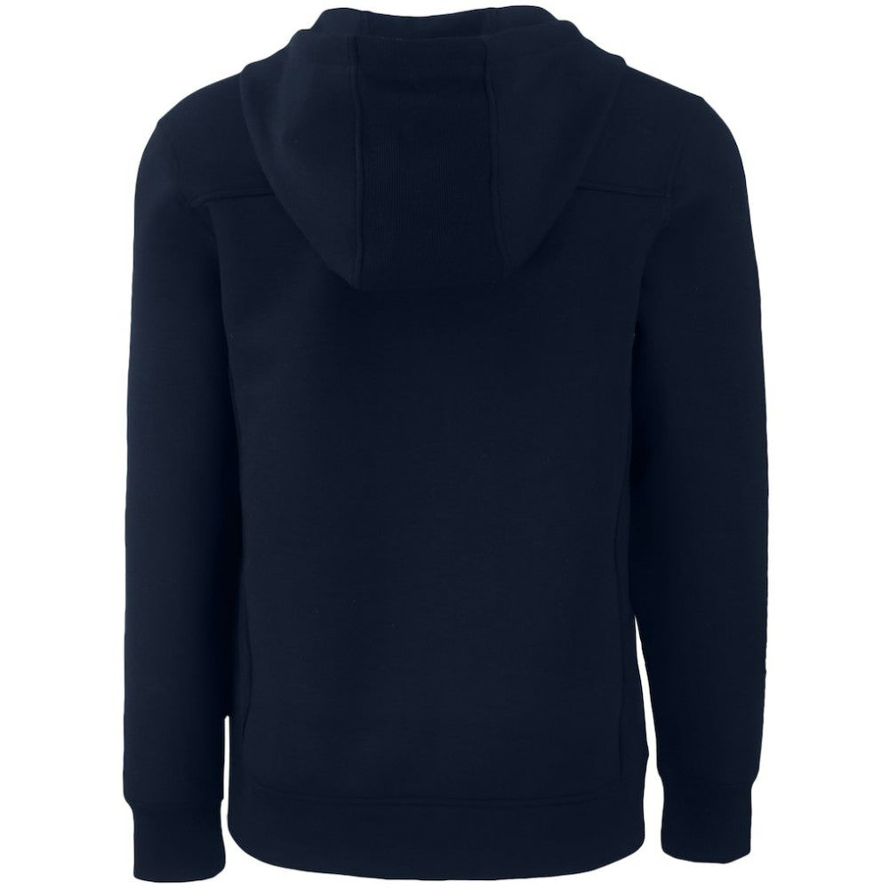 Detroit Tigers Cutter & Buck Roam Eco Half-Zip Recycled Pullover Hoodie - Navy