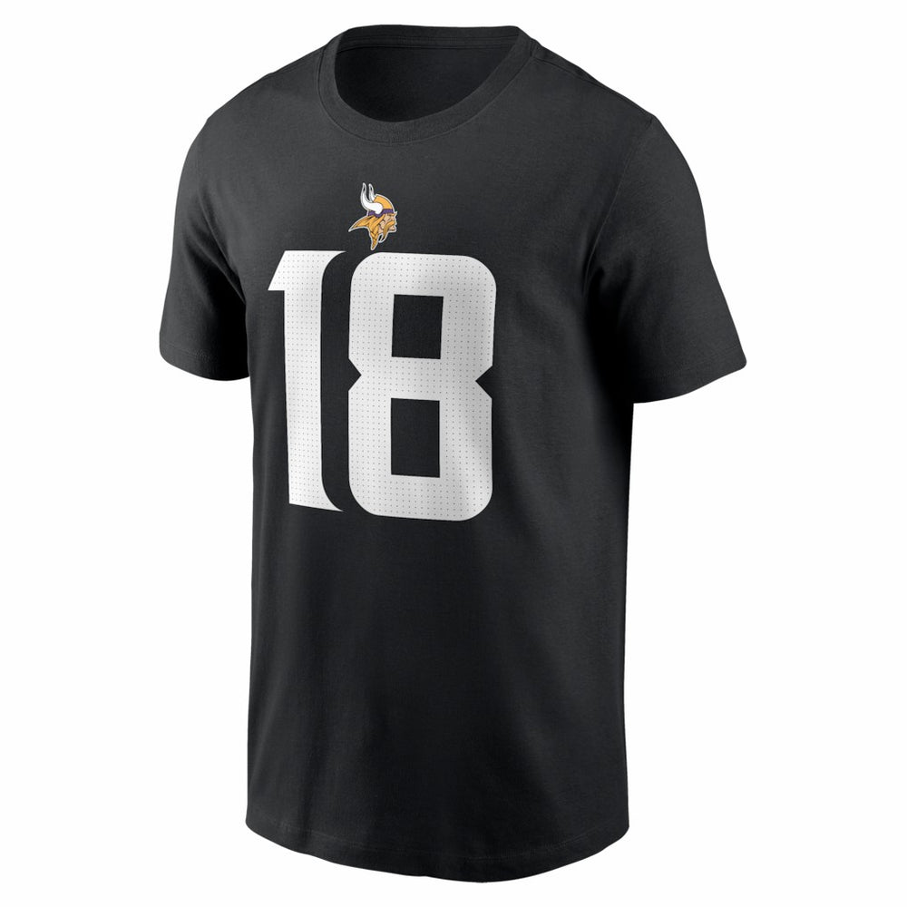 Justin Jefferson Minnesota Vikings Name & Number T-Shirt - Black | Nike online