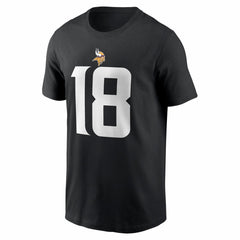 Justin Jefferson Minnesota Vikings Name & Number T-Shirt - Black | Nike online