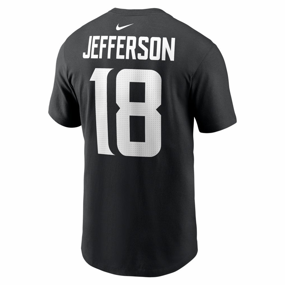 Justin Jefferson Minnesota Vikings Name & Number T-Shirt - Black | Nike online