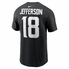 Justin Jefferson Minnesota Vikings Name & Number T-Shirt - Black | Nike online
