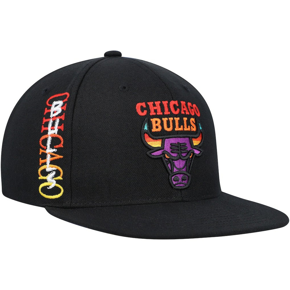 Chicago Bulls Soul High-Grade Fade Undervisor Snapback Hat - Black | Mitchell & Ness outlet