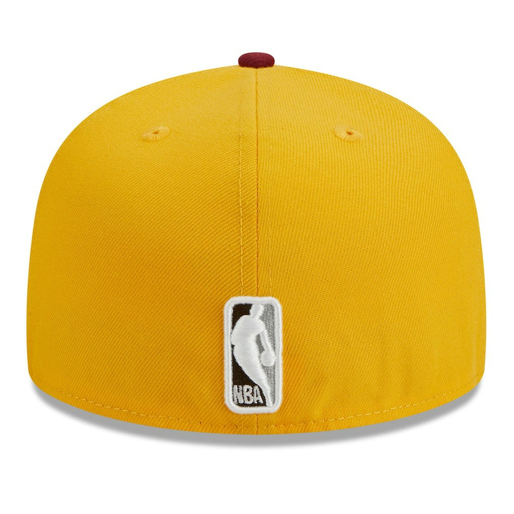 Boston Celtics Fall Leaves 2-Tone 59FIFTY Fitted Hat - Yellow/Red | New Era cheap