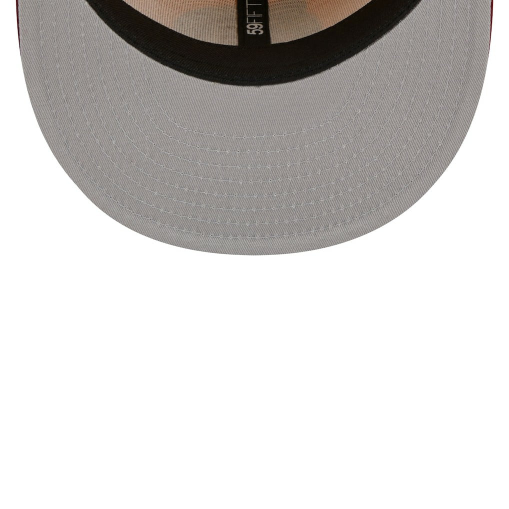 Boston Celtics Fall Leaves 2-Tone 59FIFTY Fitted Hat - Yellow/Red | New Era cheap