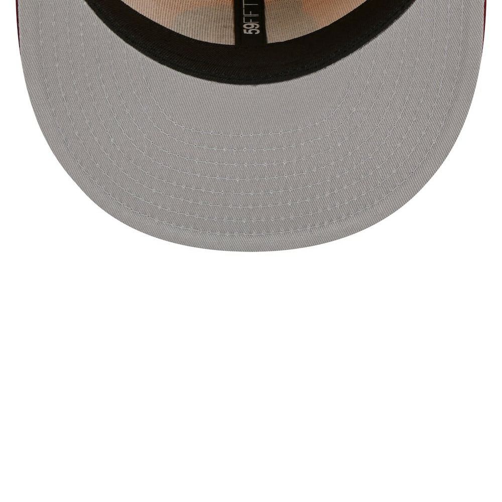 Boston Celtics Fall Leaves 2-Tone 59FIFTY Fitted Hat - Yellow/Red | New Era cheap