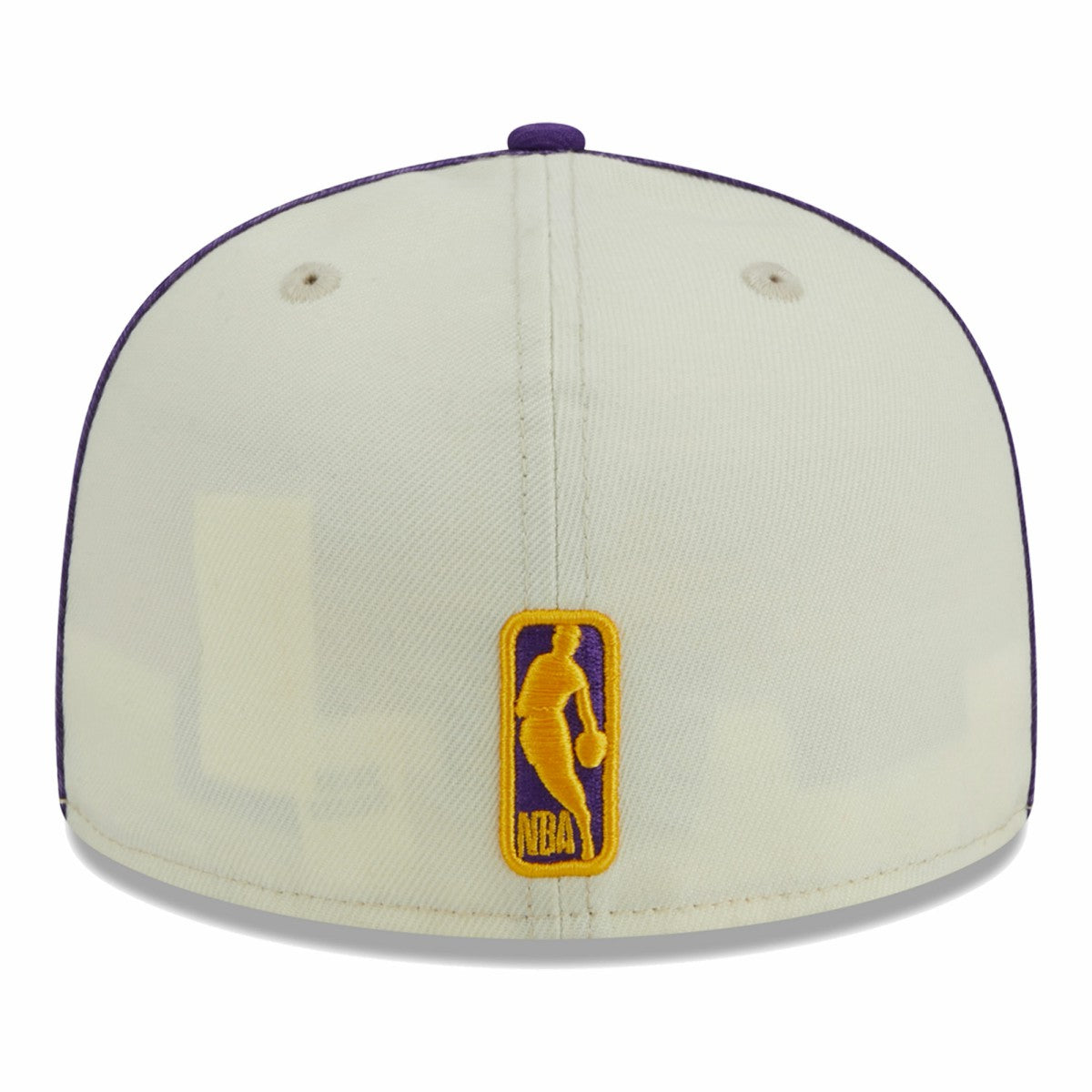 Los Angeles Lakers Piping 2-Tone 59FIFTY Fitted Hat - Cream/Purple | New Era outlet