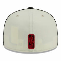 Miami Heat Piping 2-Tone 59FIFTY Fitted Hat - Cream/Black | New Era for sale
