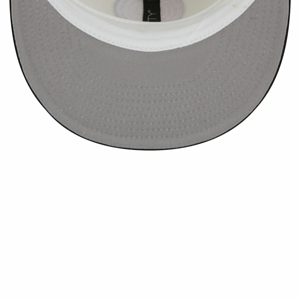Portland Trail Blazers Piping 2-Tone 59FIFTY Fitted Hat - Cream/Black | New Era sale