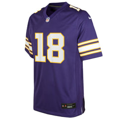 Justin Jefferson Minnesota Vikings Youth Game Jersey - Purple | Nike sale