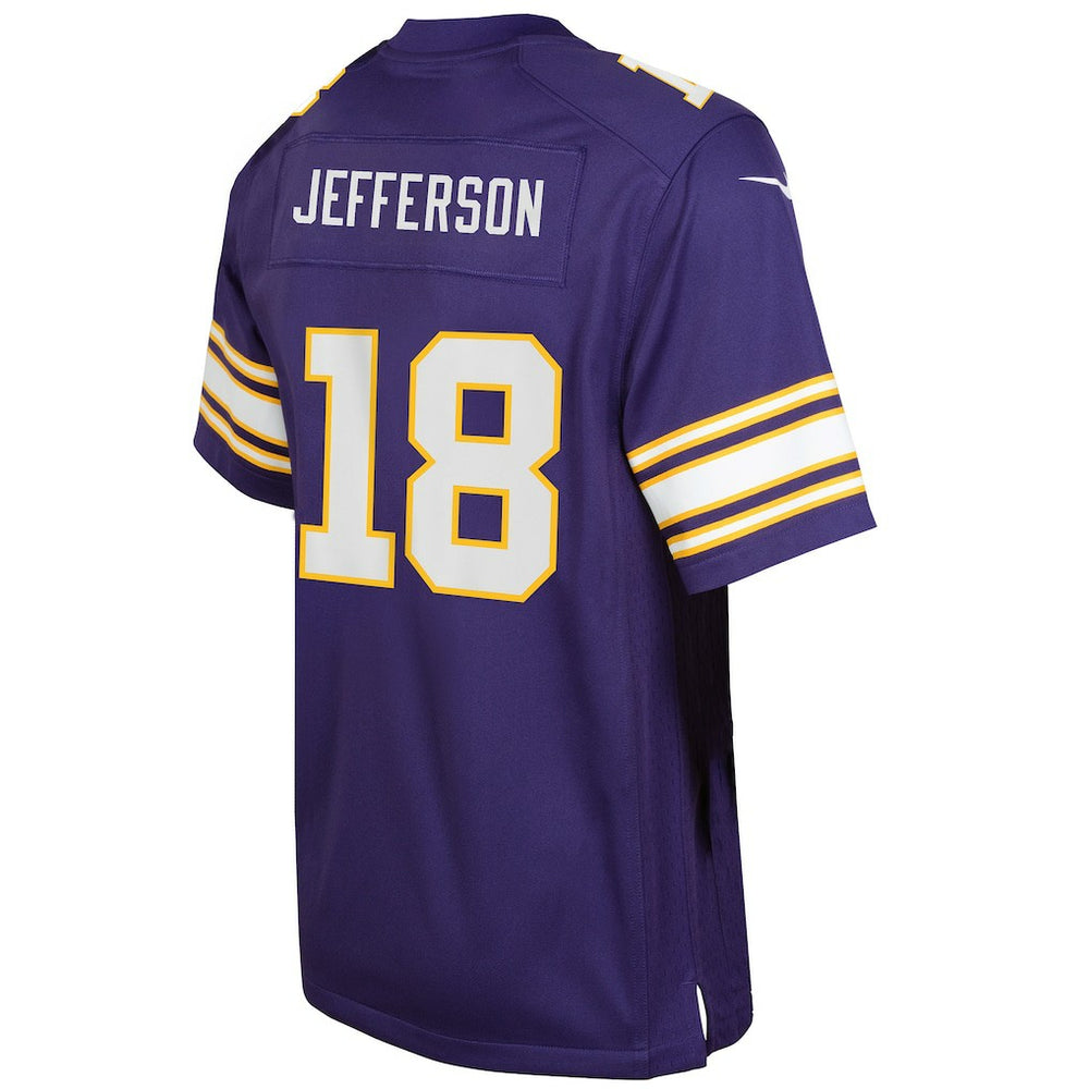 Justin Jefferson Minnesota Vikings Youth Game Jersey - Purple | Nike sale