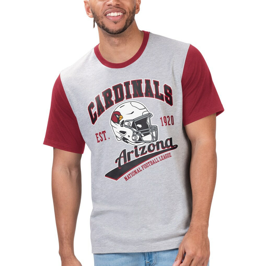 Arizona Cardinals G-III Sports by Carl Banks Black Label T-Shirt - Gray on sale