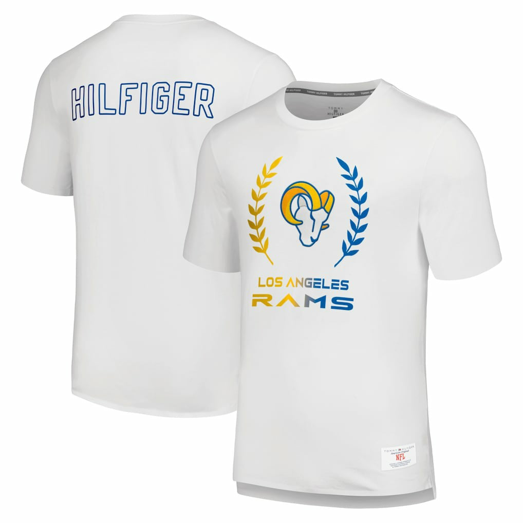 Los Angeles Rams Tommy Hilfiger Miles T-Shirt - White on sale
