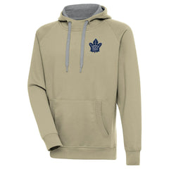 Toronto Maple Leafs Antigua Victory Pullover Hoodie Khaki
