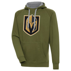 Vegas Golden Knights Antigua Victory Pullover Hoodie Olive