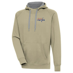 Washington Capitals Antigua Victory Pullover Hoodie Khaki