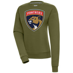 Florida Panthers Antigua Women's Victory Pullover Sweatshirt Olive