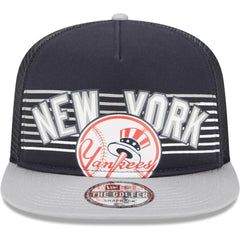 New York Yankees Speed Golfer Trucker Snapback Hat - Navy | New Era