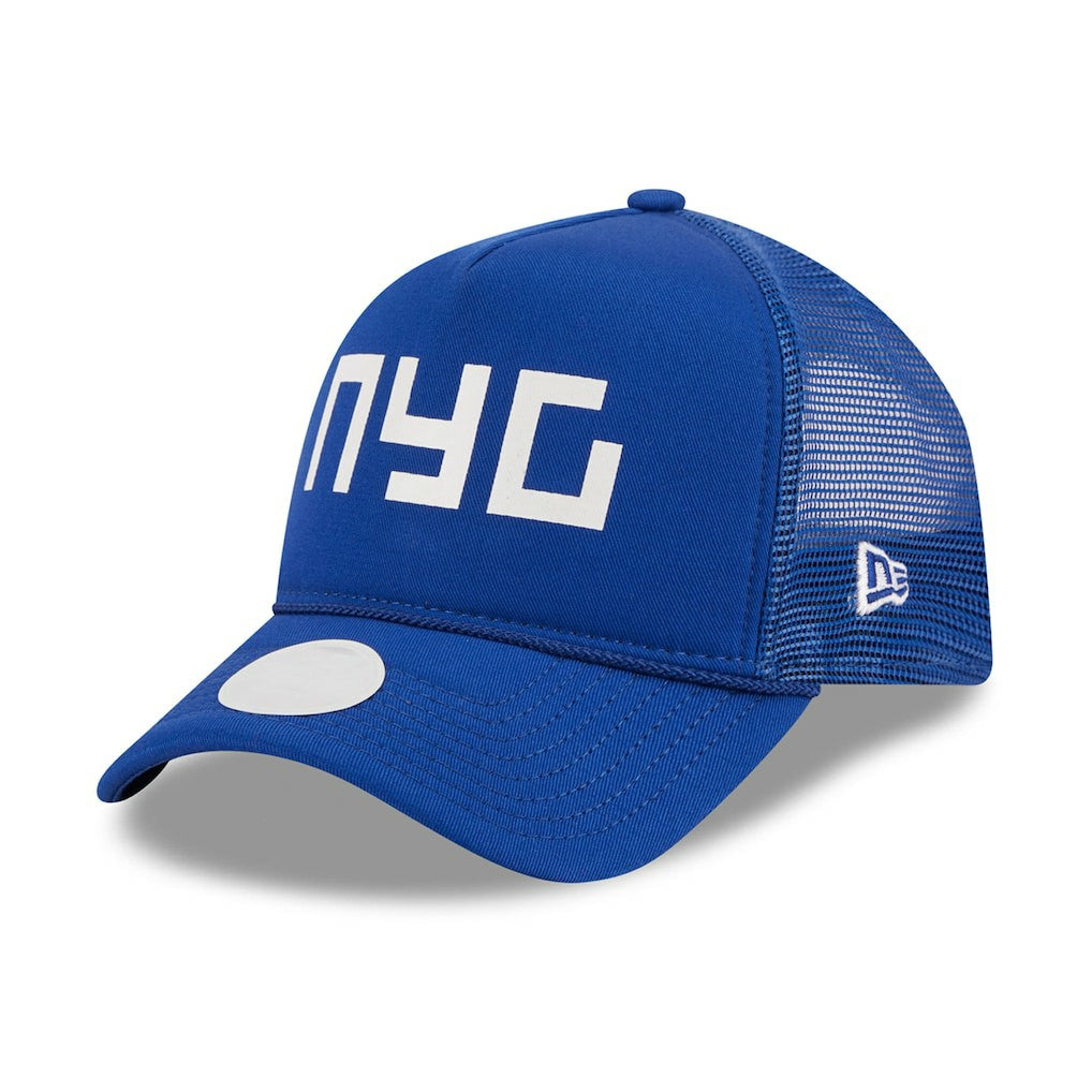 New York Giants New Era Women's McGee Trucker 9FORTY Adjustable Hat - Royal outlet