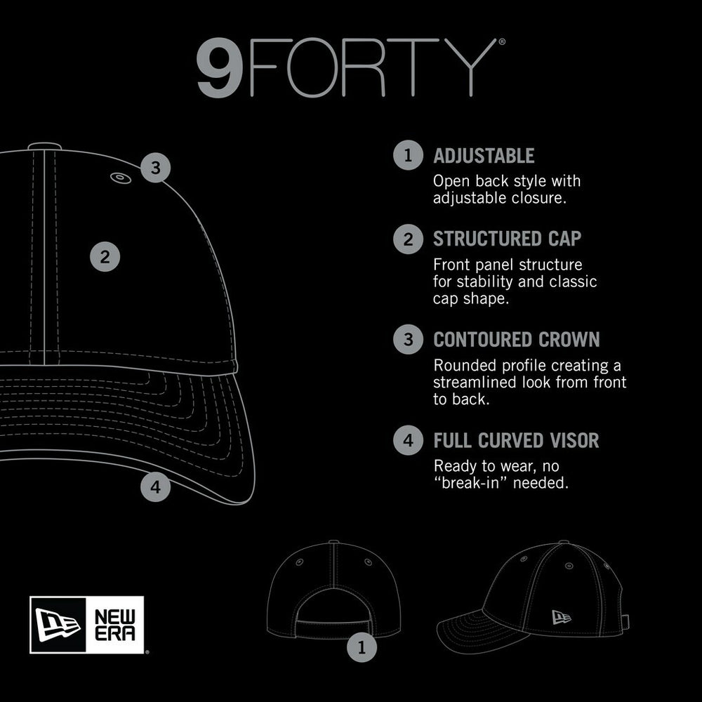 New York Giants New Era Women's McGee Trucker 9FORTY Adjustable Hat - Royal outlet