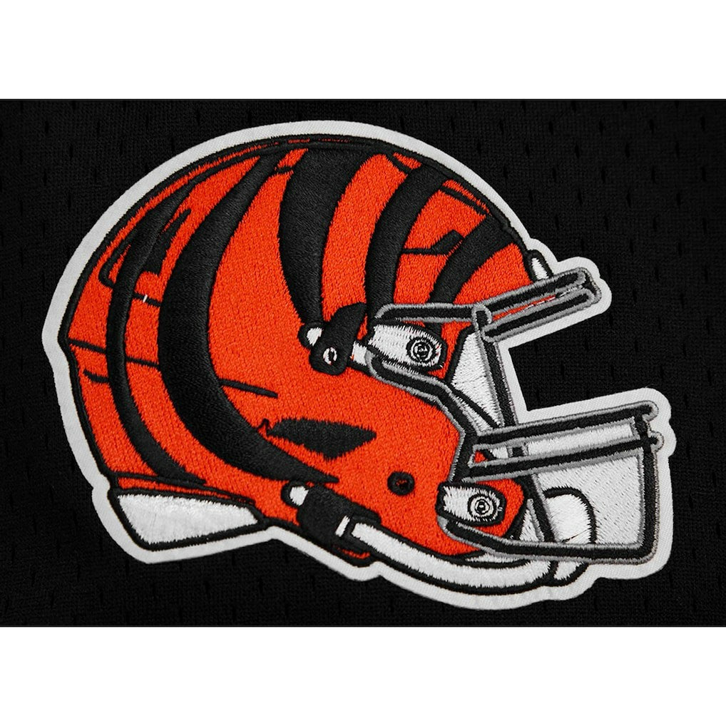 Joe Burrow Cincinnati Bengals Pro Standard Mesh Baseball Button-Up T-Shirt - Black on sale