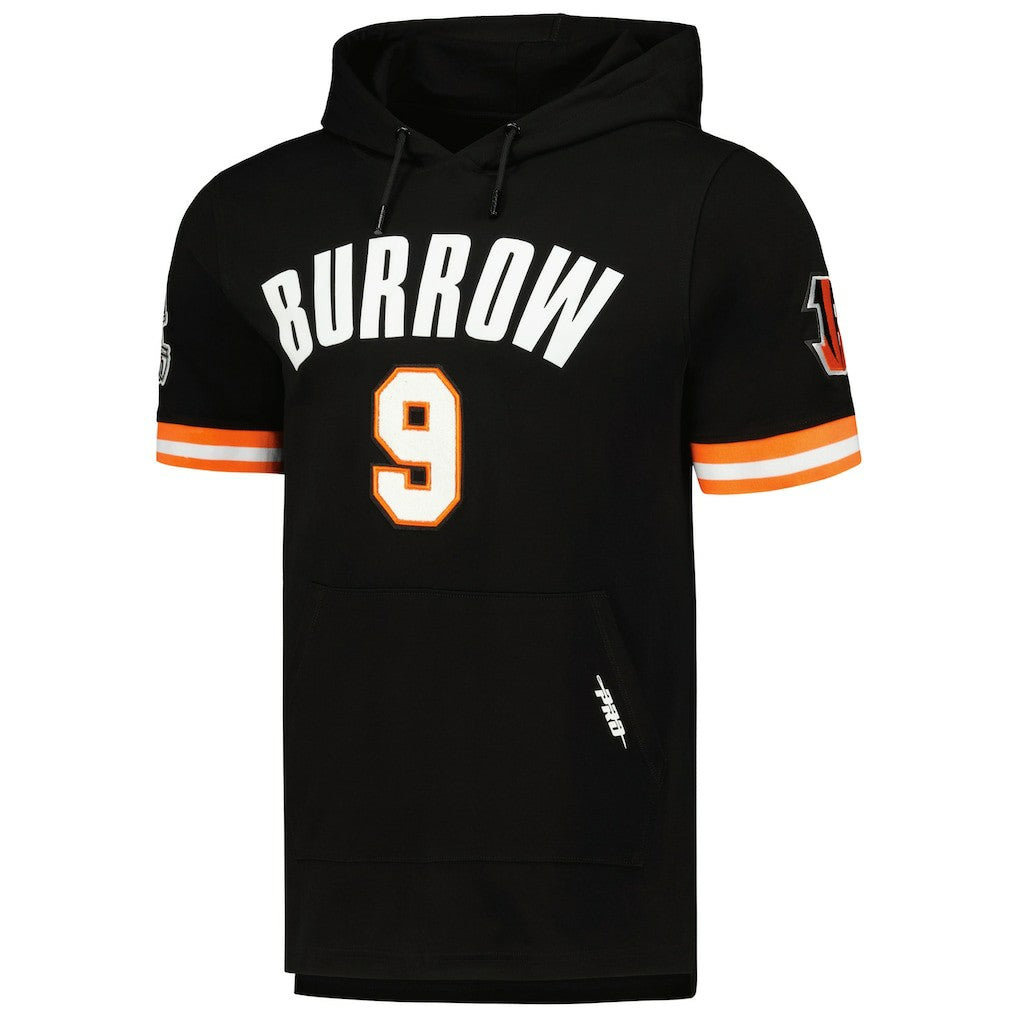 Joe Burrow Cincinnati Bengals Pro Standard Player Name & Number Hoodie T-Shirt - Black sale