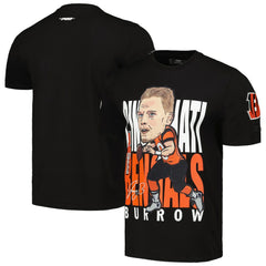 Joe Burrow Cincinnati Bengals Pro Standard Avatar Remix Player Graphic T-Shirt - Black discount