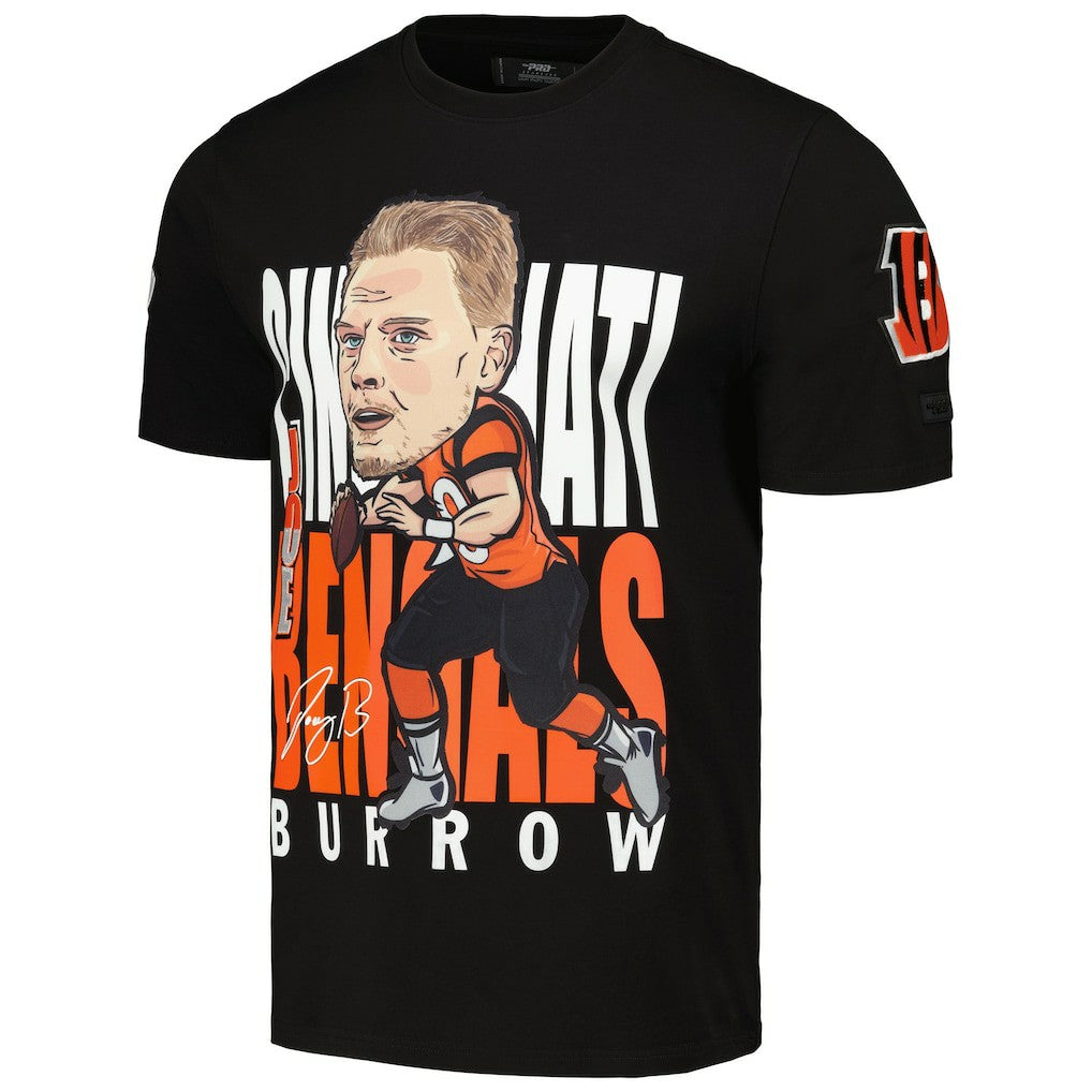 Joe Burrow Cincinnati Bengals Pro Standard Avatar Remix Player Graphic T-Shirt - Black discount