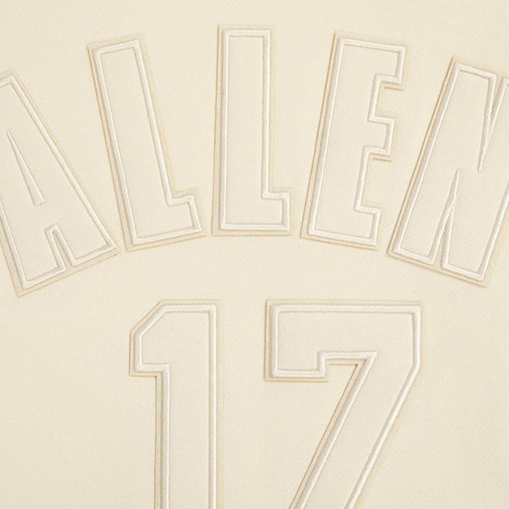 Josh Allen Buffalo Bills Pro Standard Player Name & Number Pullover Hoodie - Cream cheap