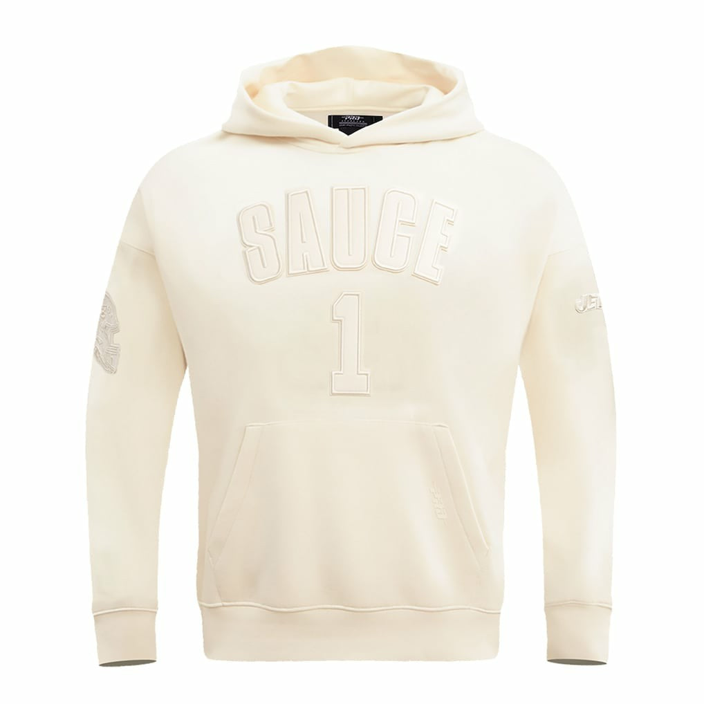 Ahmad Sauce Gardner New York Jets Pro Standard Player Name & Number Pullover Hoodie - Cream online