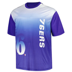 Philadelphia 76ers Big & Tall Sublimated T-Shirt - Royal outlet