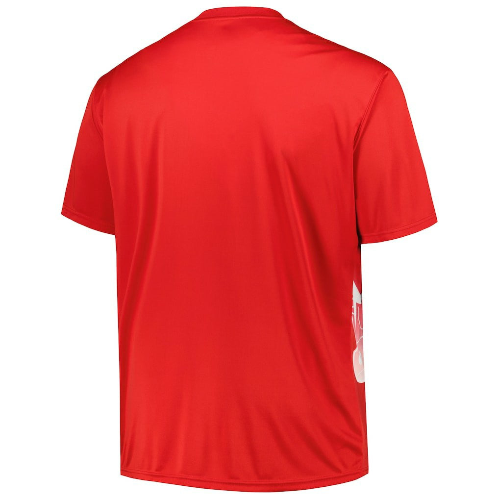 Chicago Bulls Big & Tall Sublimated T-Shirt sale - Red outlet